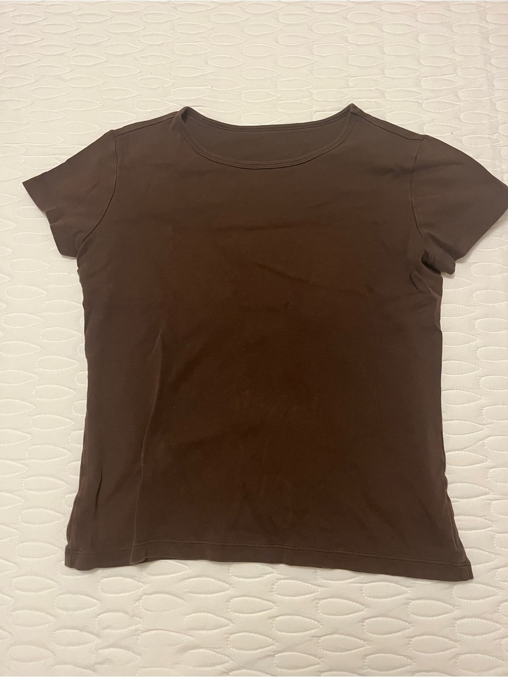 GAP Brown Short Sleeve Crewneck Tee